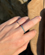 Turquoise Slim Eternity Ring