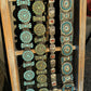 Navajo Cluster Concho Belt Green
