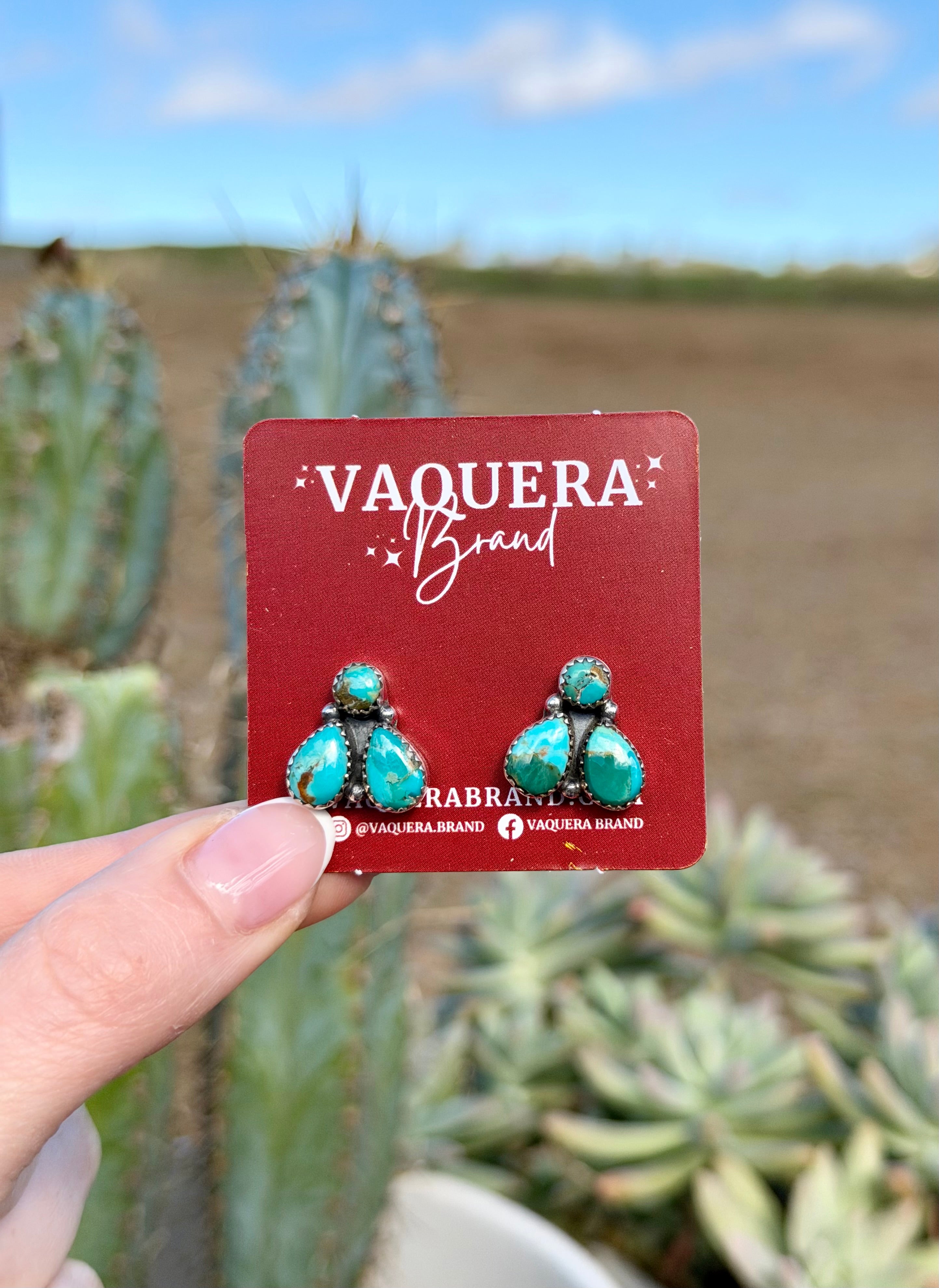 Mia Studs Kingman Turquoise