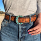 Blue Ridge Turquoise Belt Buckle