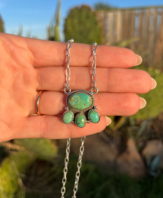 Penny Necklace Kingman Turquoise