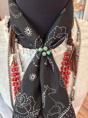 Kingman Turquoise Scarf Slide