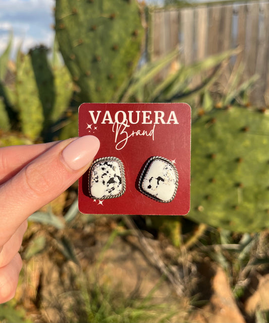 White Buffalo Navajo Studs