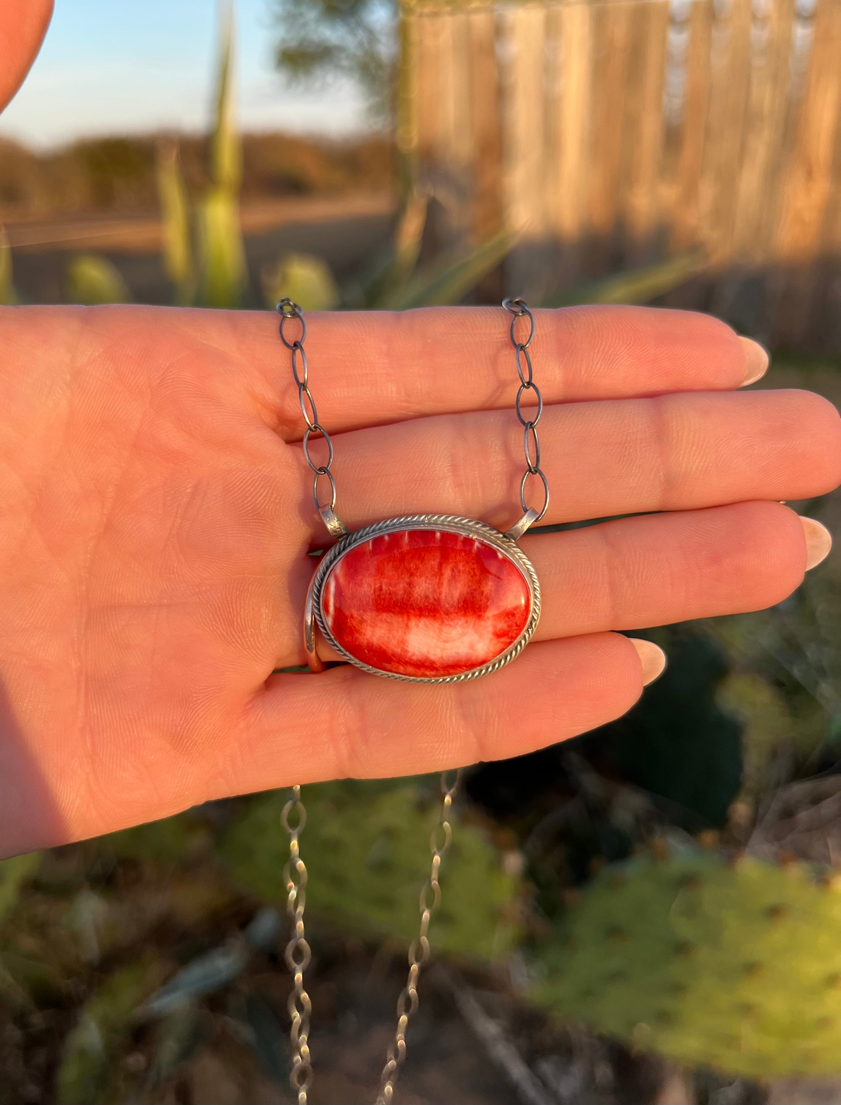 Navajo Spiny Oyster Necklace