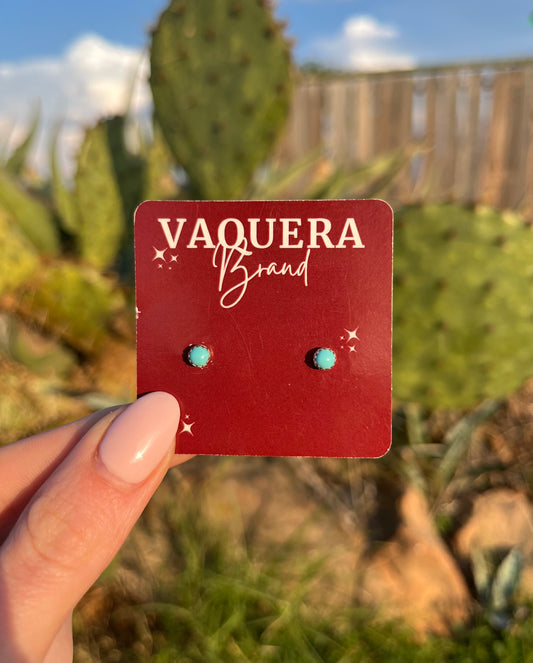 4mm Turquoise Studs