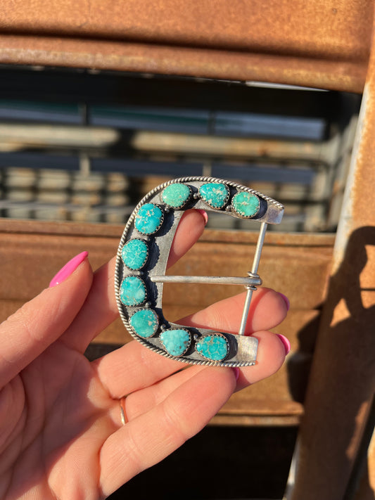 Blue Ridge Turquoise Belt Buckle