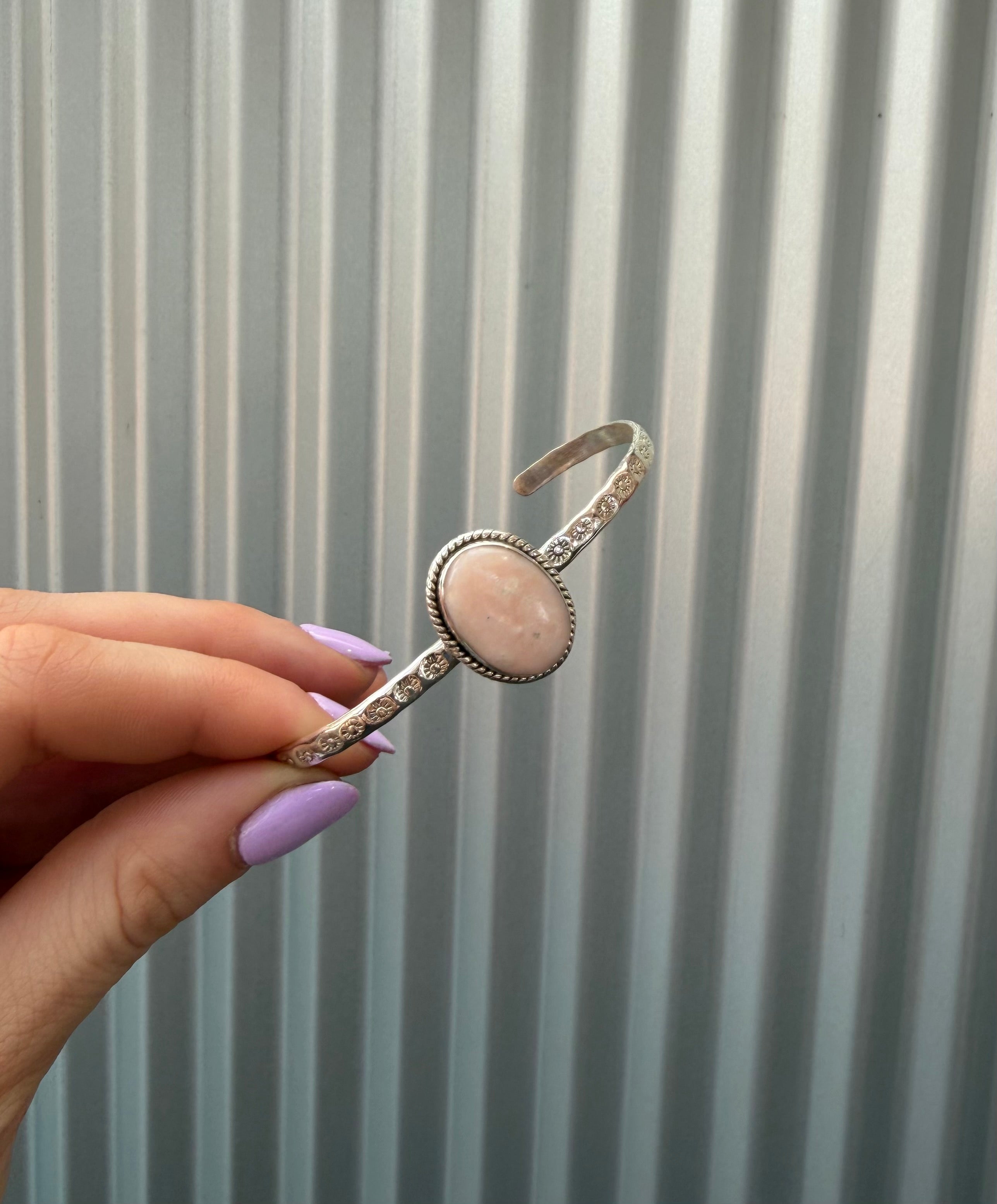 Carly Cuff Pink Opal