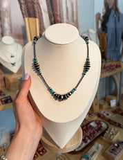 Multi Turquoise Saucer Navajo Pearls