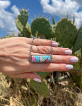 Chunky Bar Cotton Candy Necklace