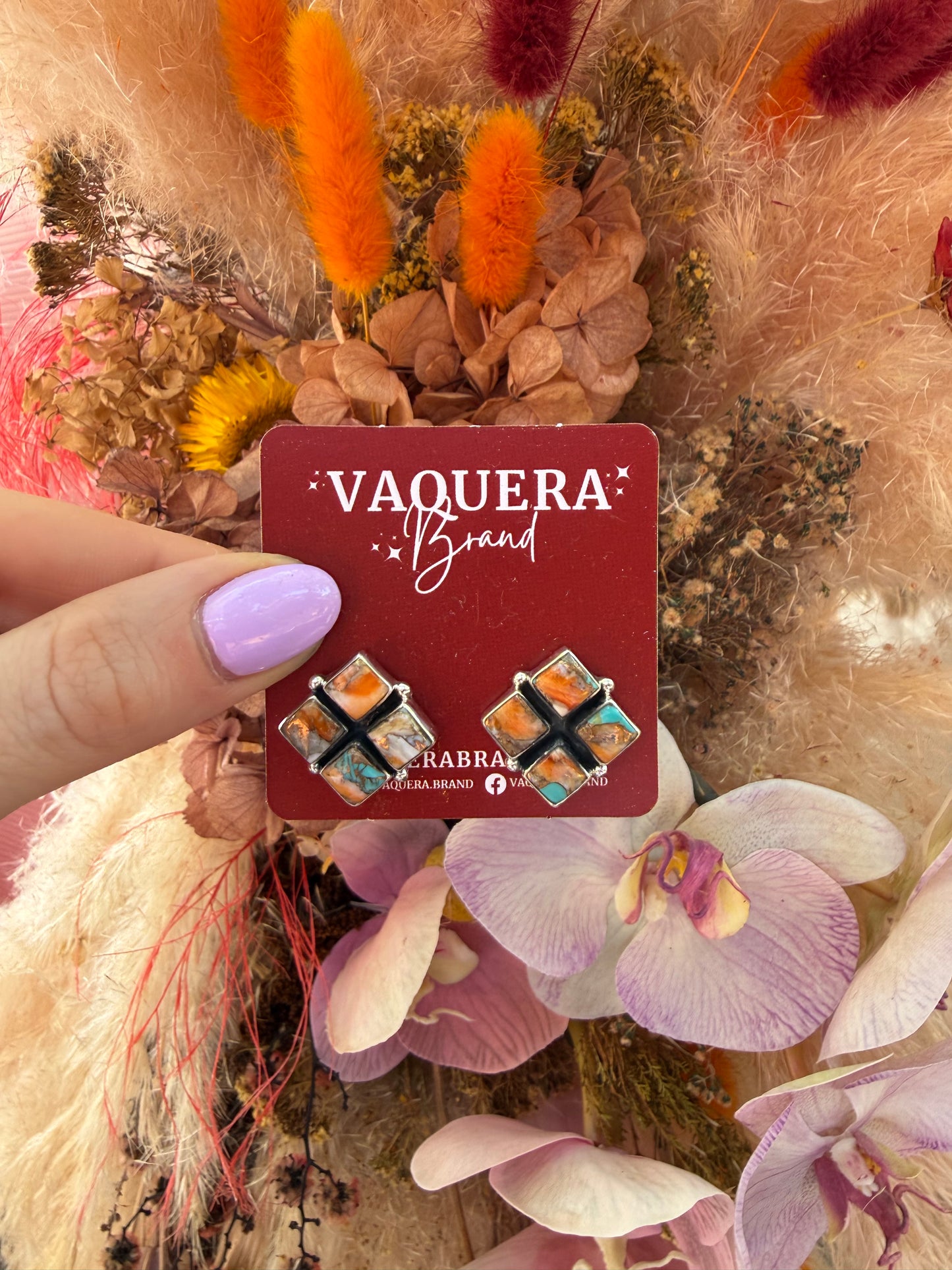 Ella Studs Spiny Oyster