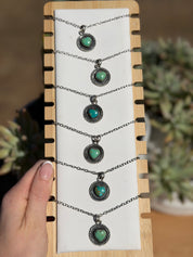Heart Locket Necklace Kingman Turquoise