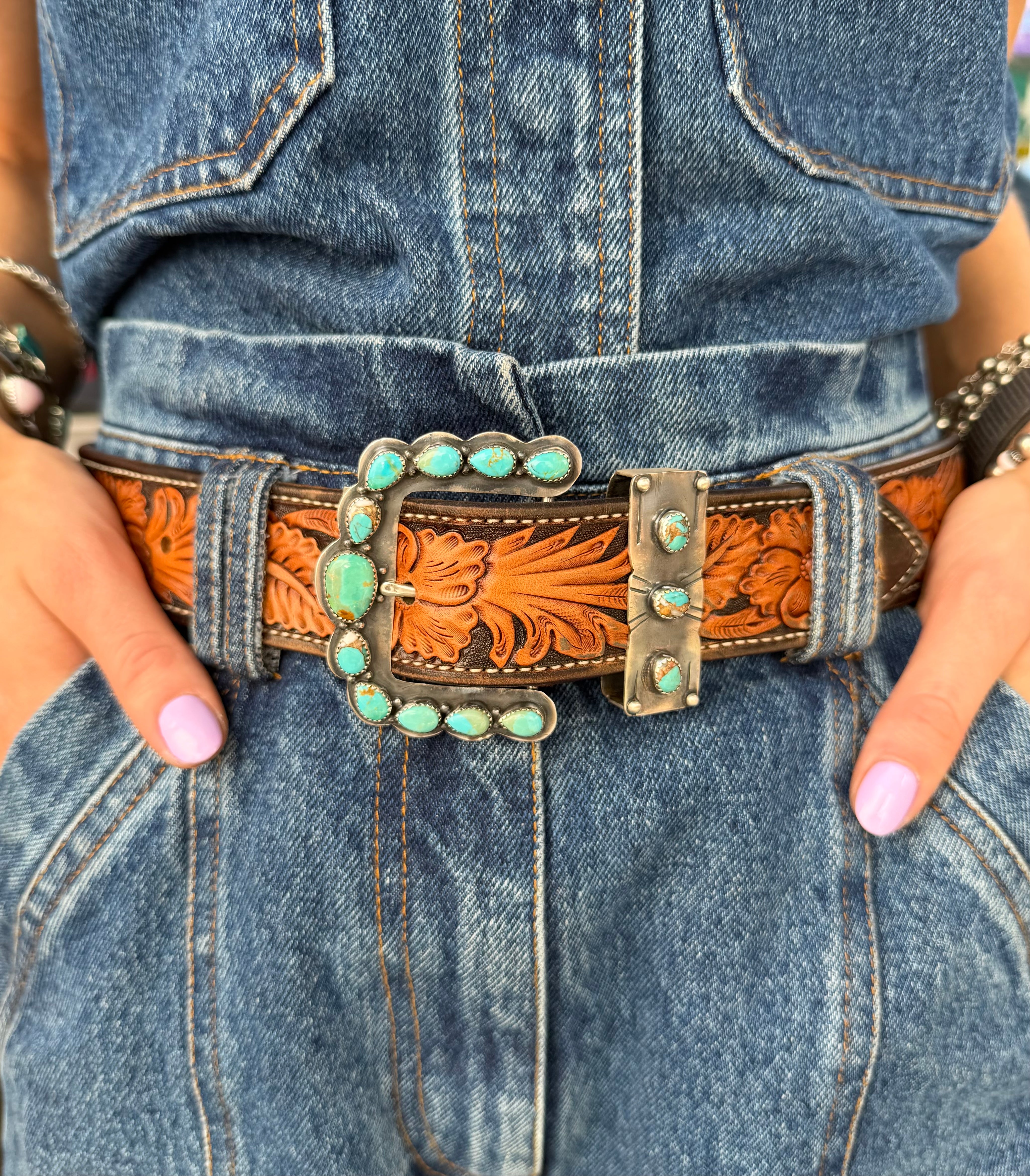 Buckle Set Kingman Turquoise