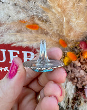 Navajo Vintage Spiderweb Turquoise Ring (read description)