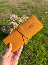 Tan Jewellery Travel Roll