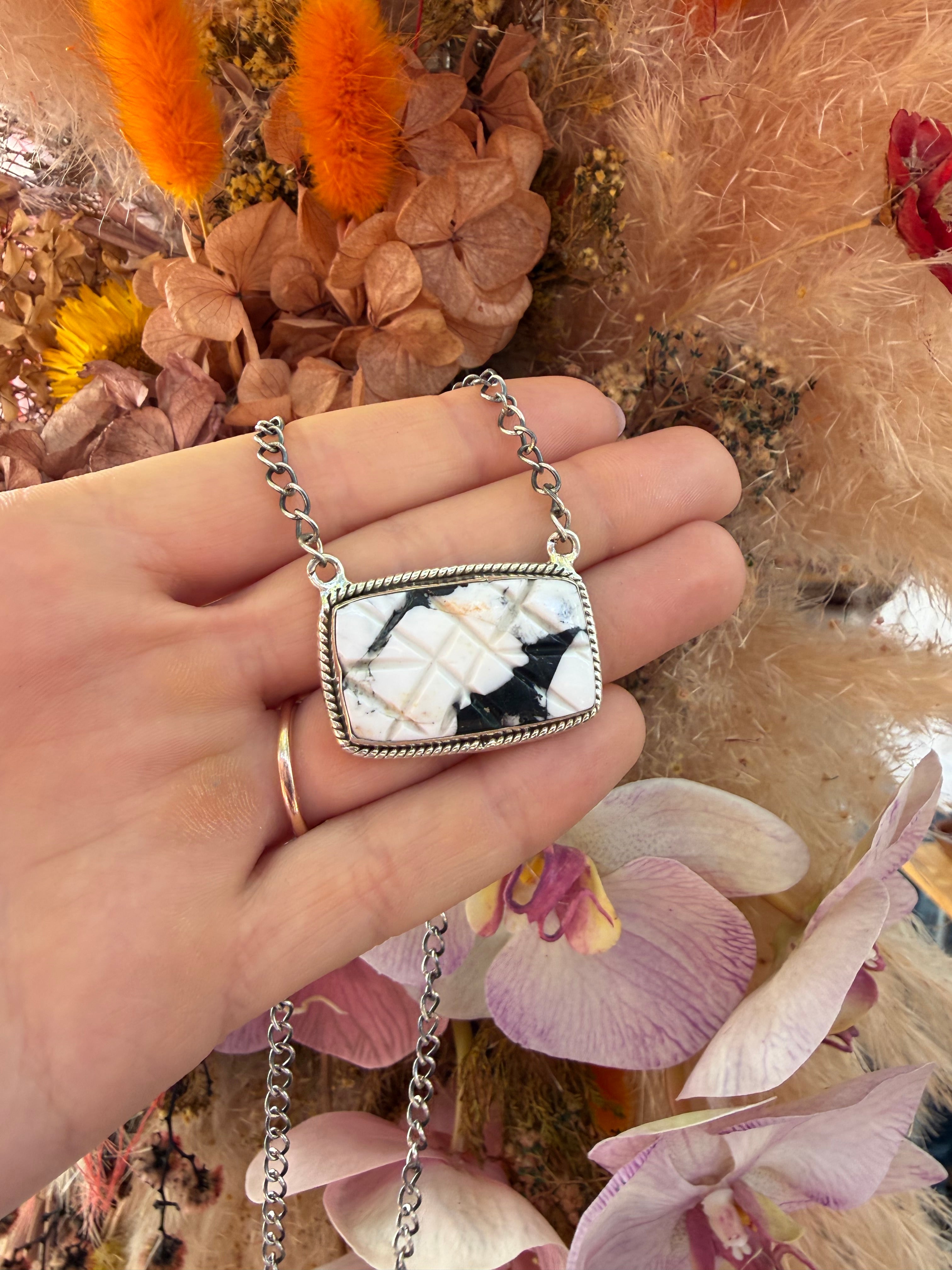 Megan Necklace White Buffalo