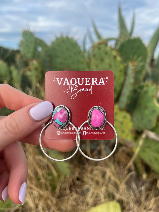 Kayley Earrings Cotton Candy