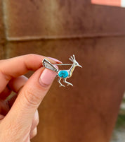 Navajo Road Runner Pin/Brooch