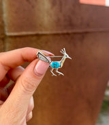 Navajo Road Runner Pin/Brooch
