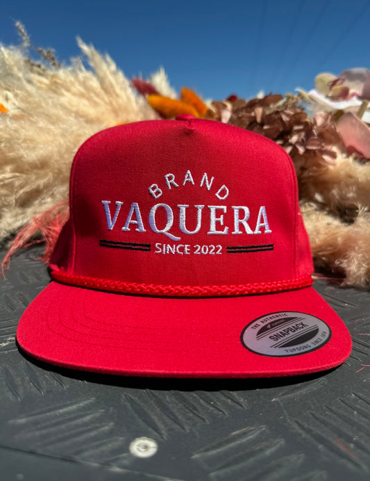 Red Vaquera Brand Cap