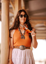 Navajo Thomas Franolsco Royston Squash Blossom