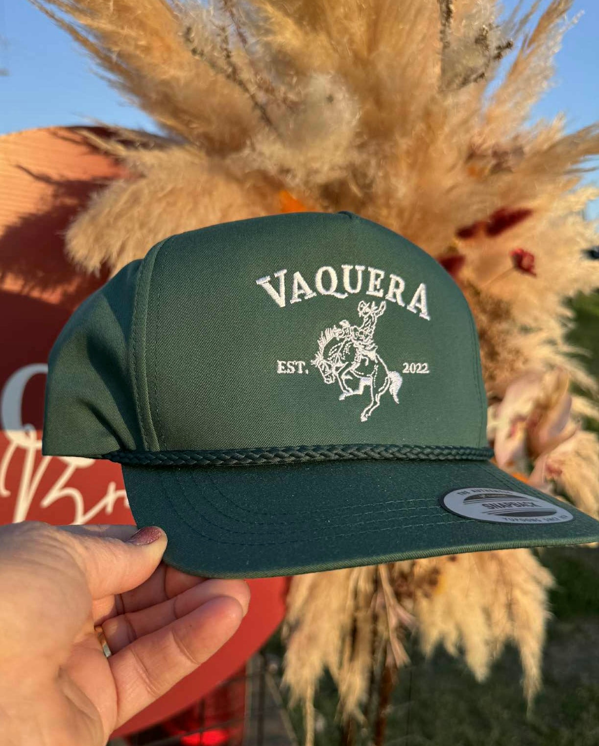Green Vaquera Bucker Cap