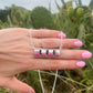 Four Stone Cotton Candy Necklace