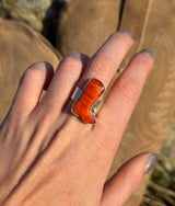 Navajo Boot Ring Orange Spiny