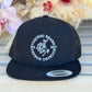 Black Bucking Cowboy Cap
