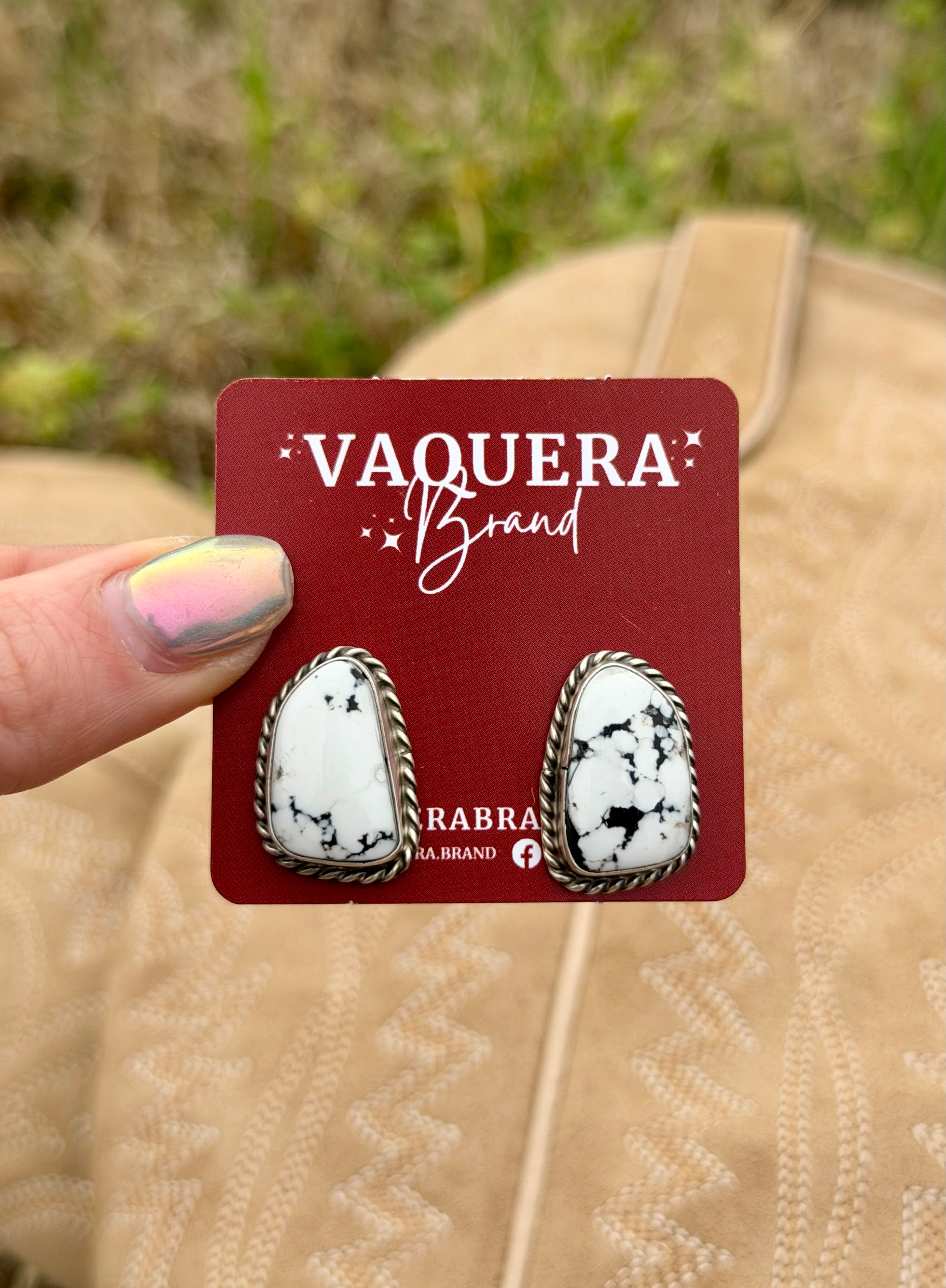 Navajo White Buffalo Studs