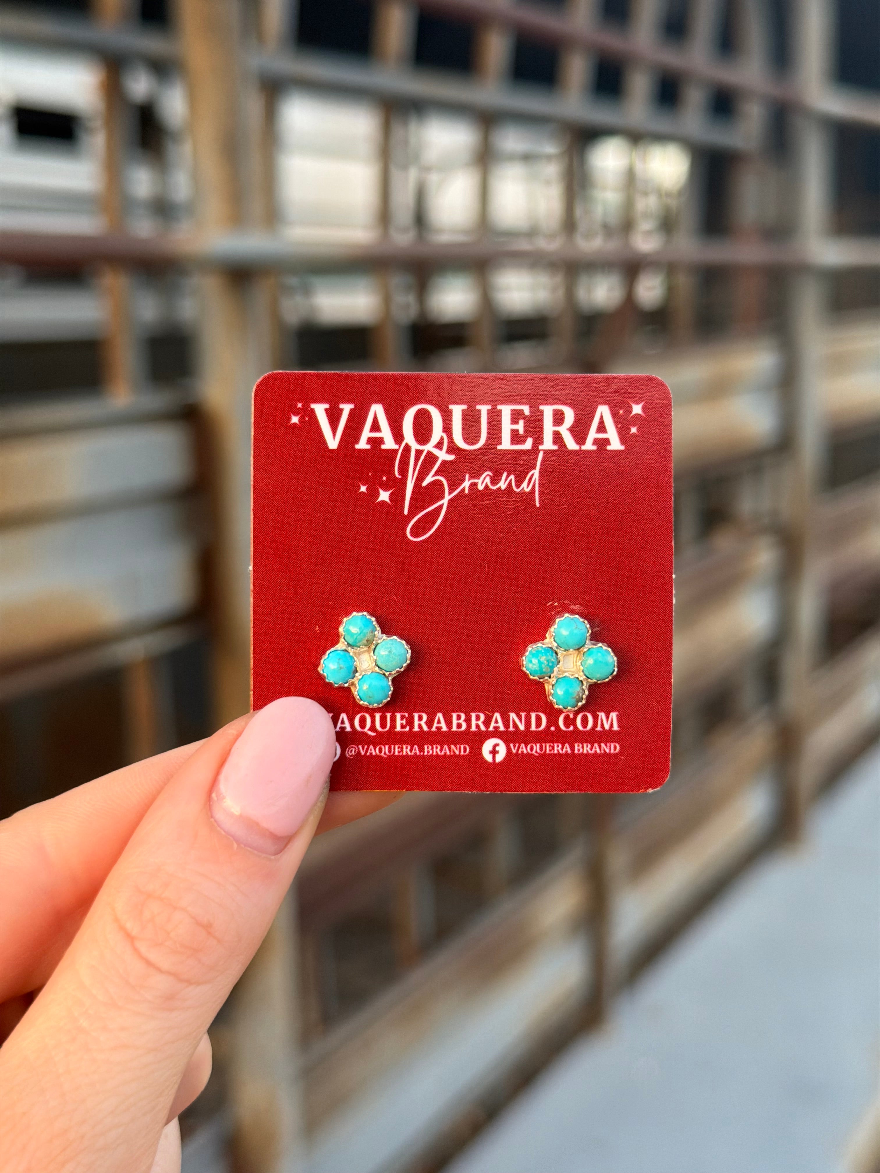 Navajo Spencer Kingman Turquoise Studs