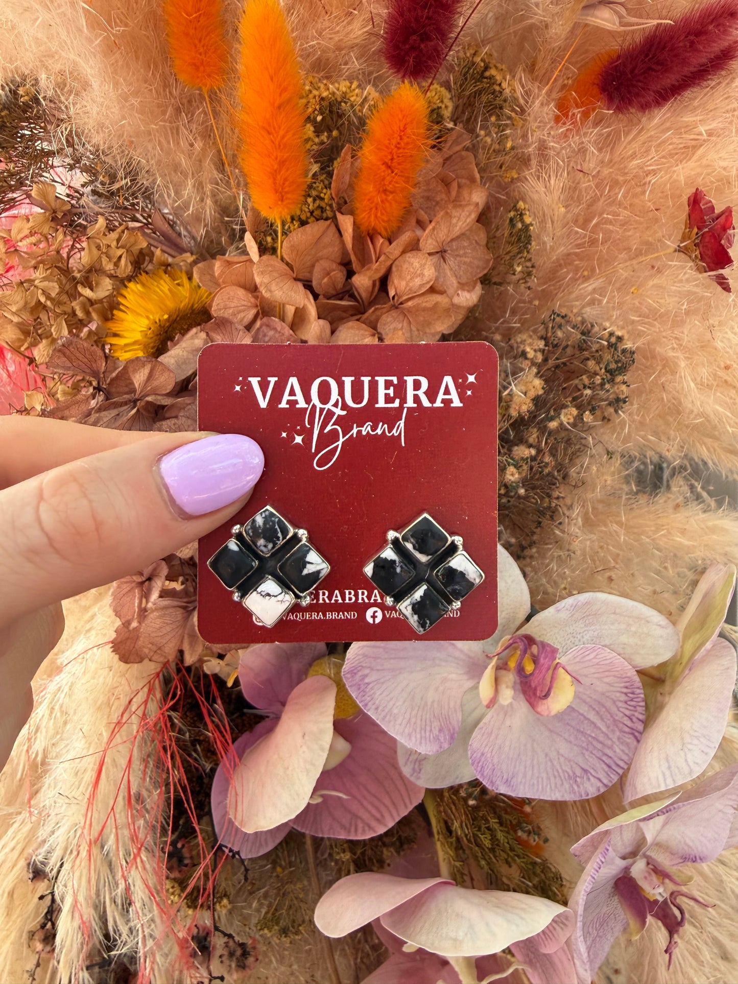 Ella Studs White Buffalo