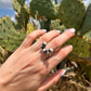 Squash Adjustable Ring White Buffalo