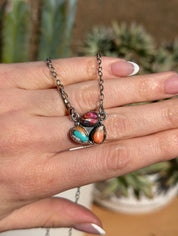 Hazel Necklace Pink Dahlia