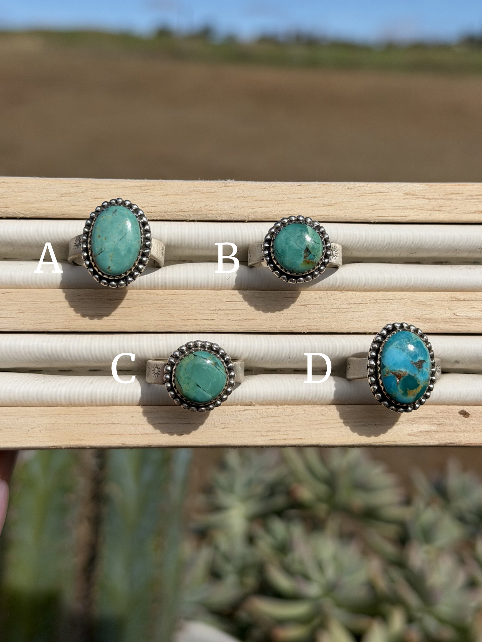 Katie Ring Kingman Turquoise