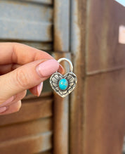 Heart Locket Turquoise