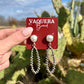 Dangling Fresh Water Pearl Earrings