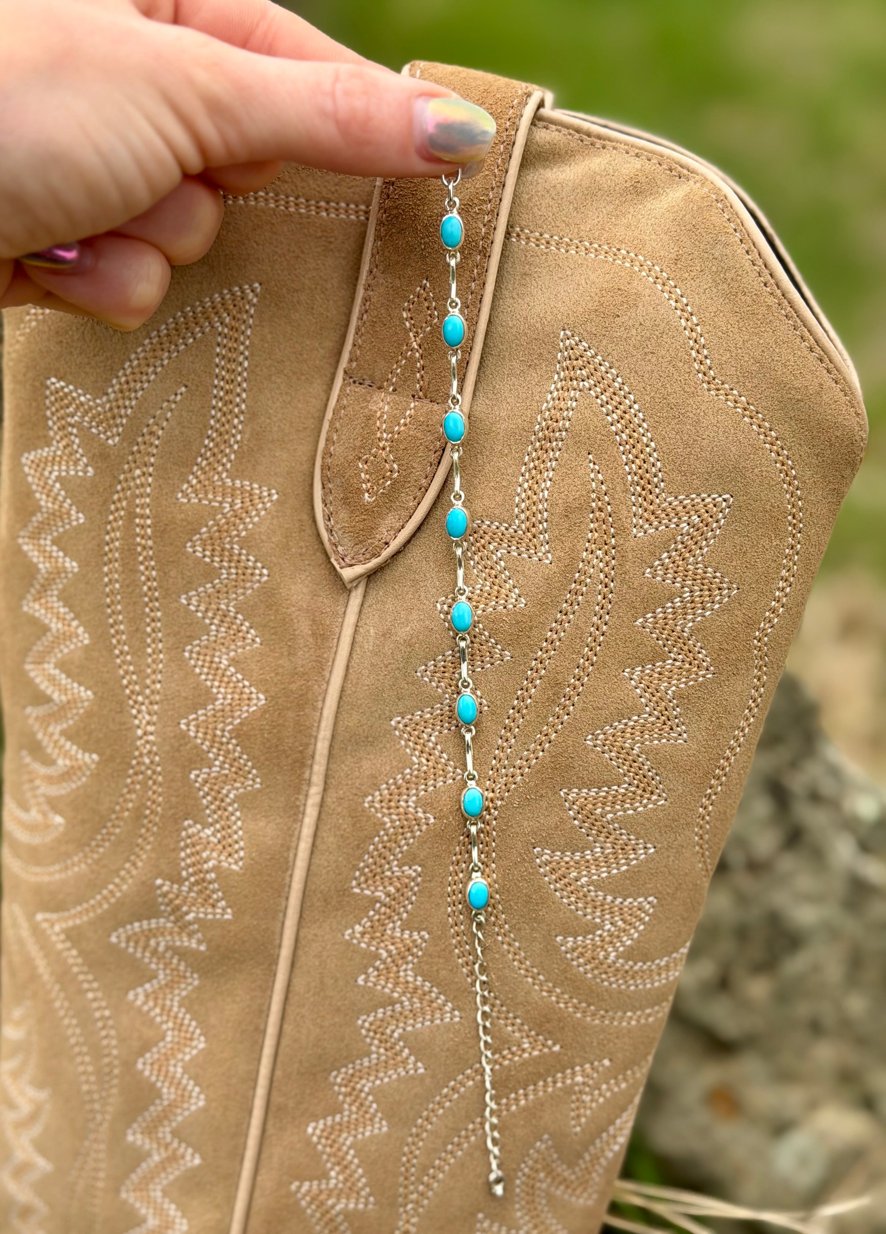 Kingman Turquoise Link Bracelet