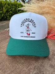 Green Moustache Cowboy Cap
