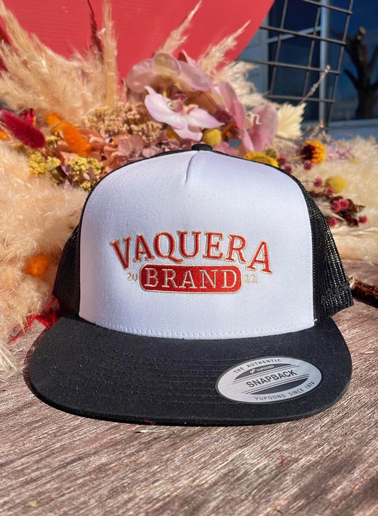 Black & White Vaquera Brand Cap