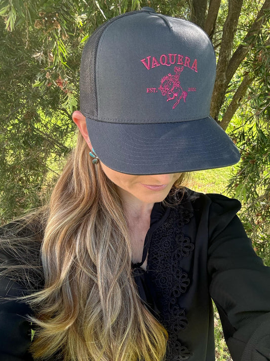 Charcoal Vaquera Bucker Cap