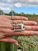 Buckle Necklace Kingman Turquoise
