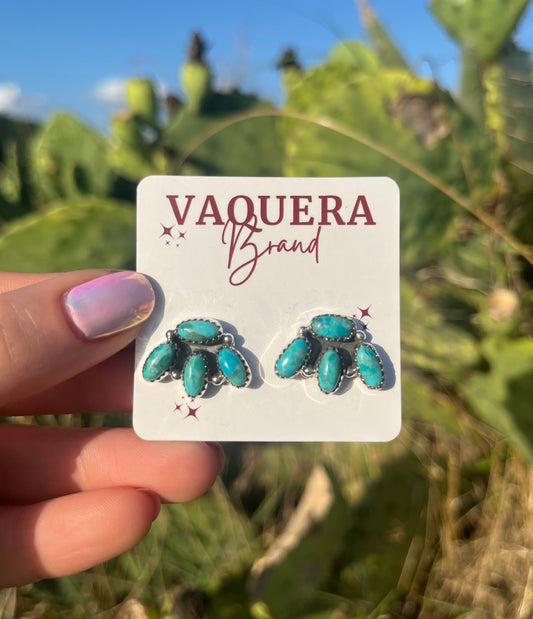 Kingman Turquoise Winny Studs