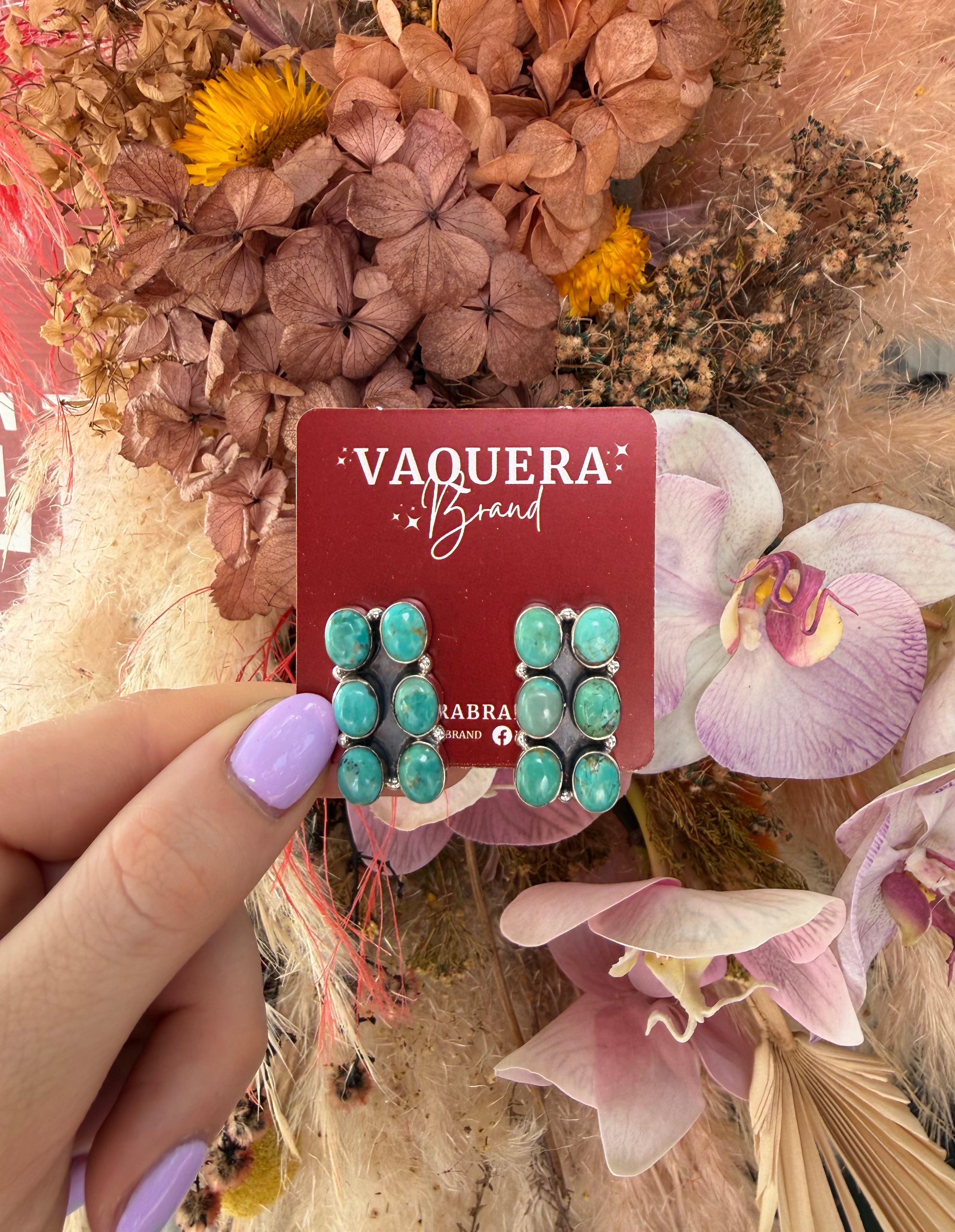 Jessie Studs Kingman Turquoise