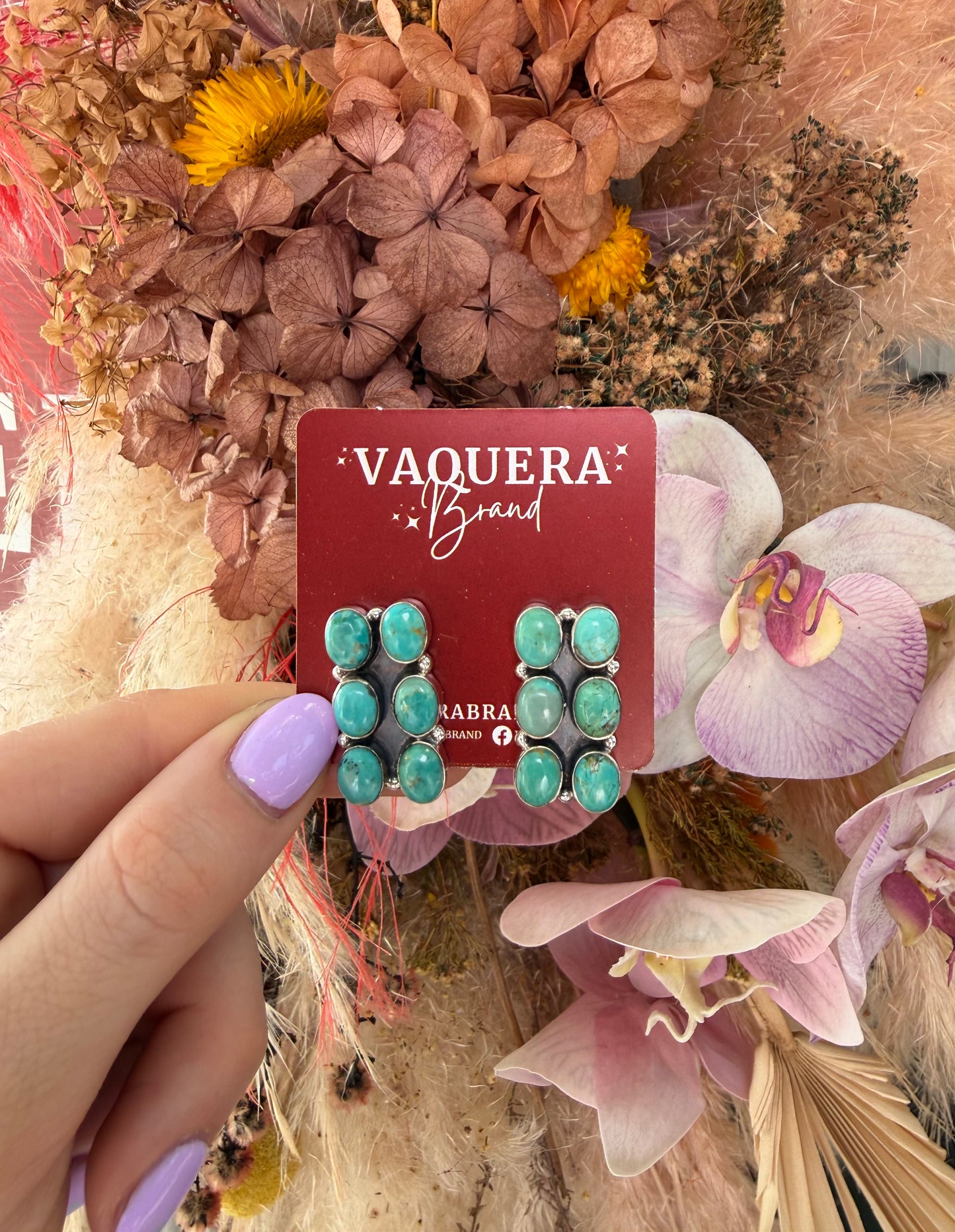 Jessie Studs Kingman Turquoise