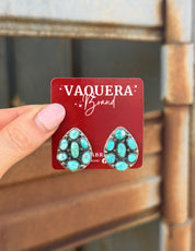 Navajo Kingman Cluster Studs