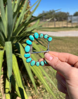 Kingman Turquoise Belt Buckle #1