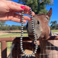 8mm 16inch Silver Navajo Pearl Necklace