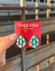 Navajo Kingman Cluster Studs