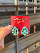 Navajo Kingman Cluster Studs