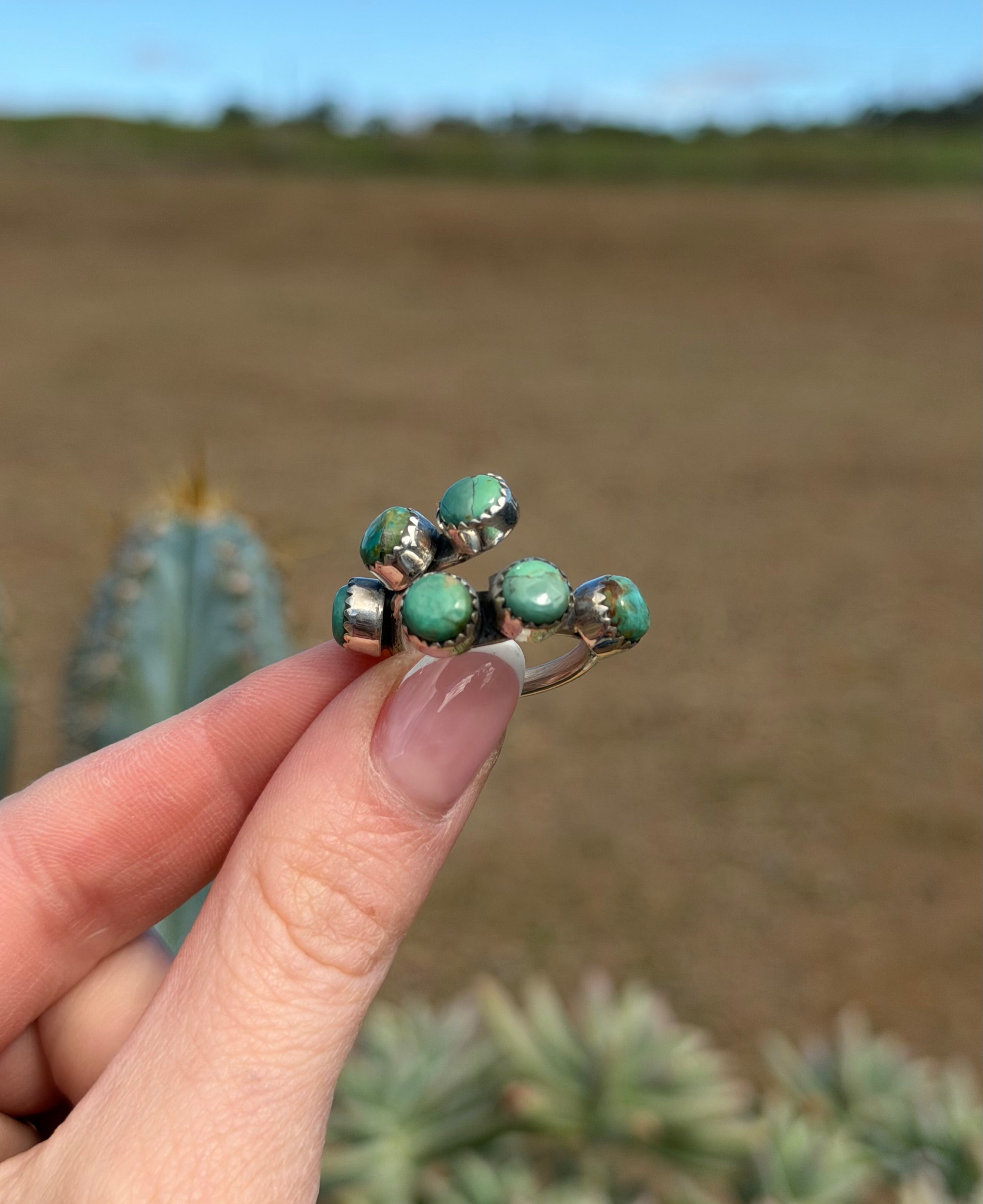 Kingman Turquoise Scarf Slide